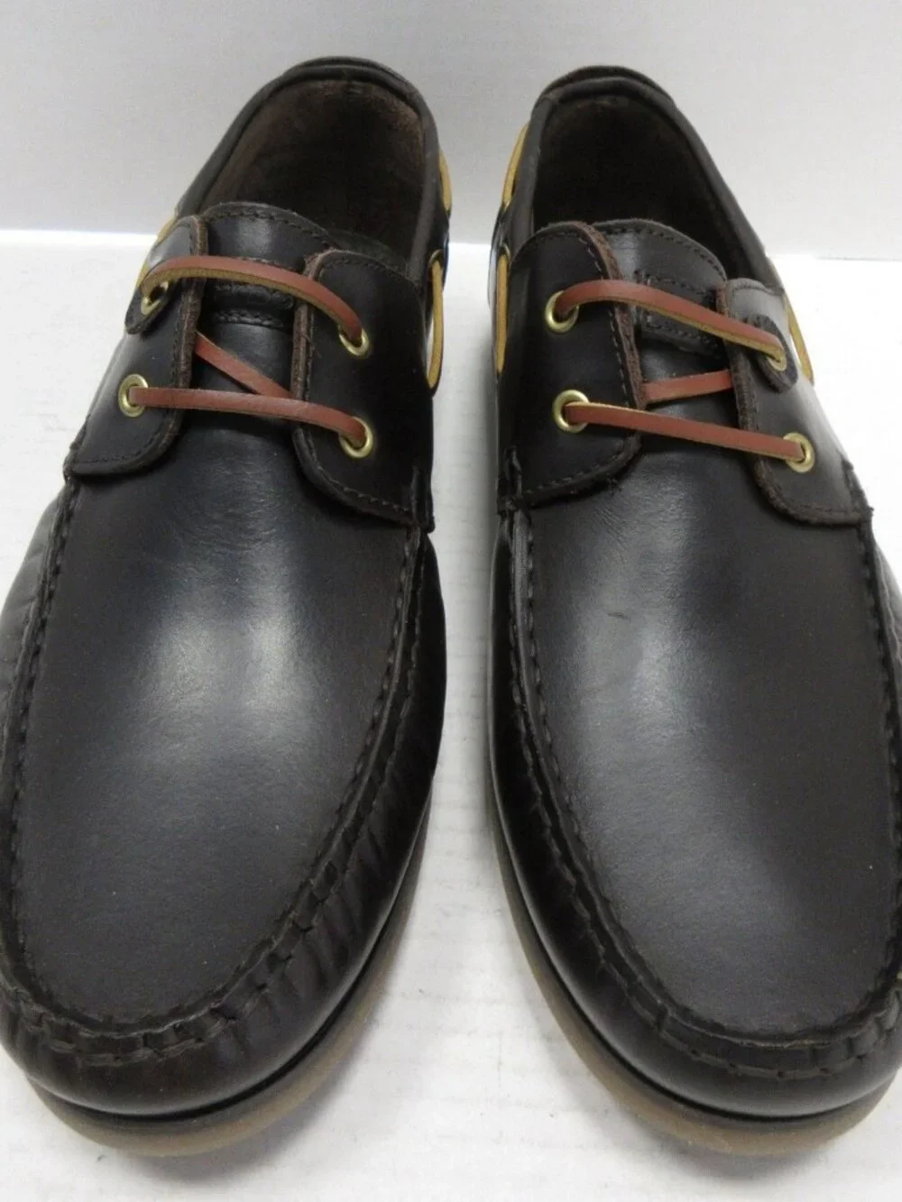 Barbour Boat Shoes 10 Capstan Leather Deck Moc Toe MFO0304BR78 NEW